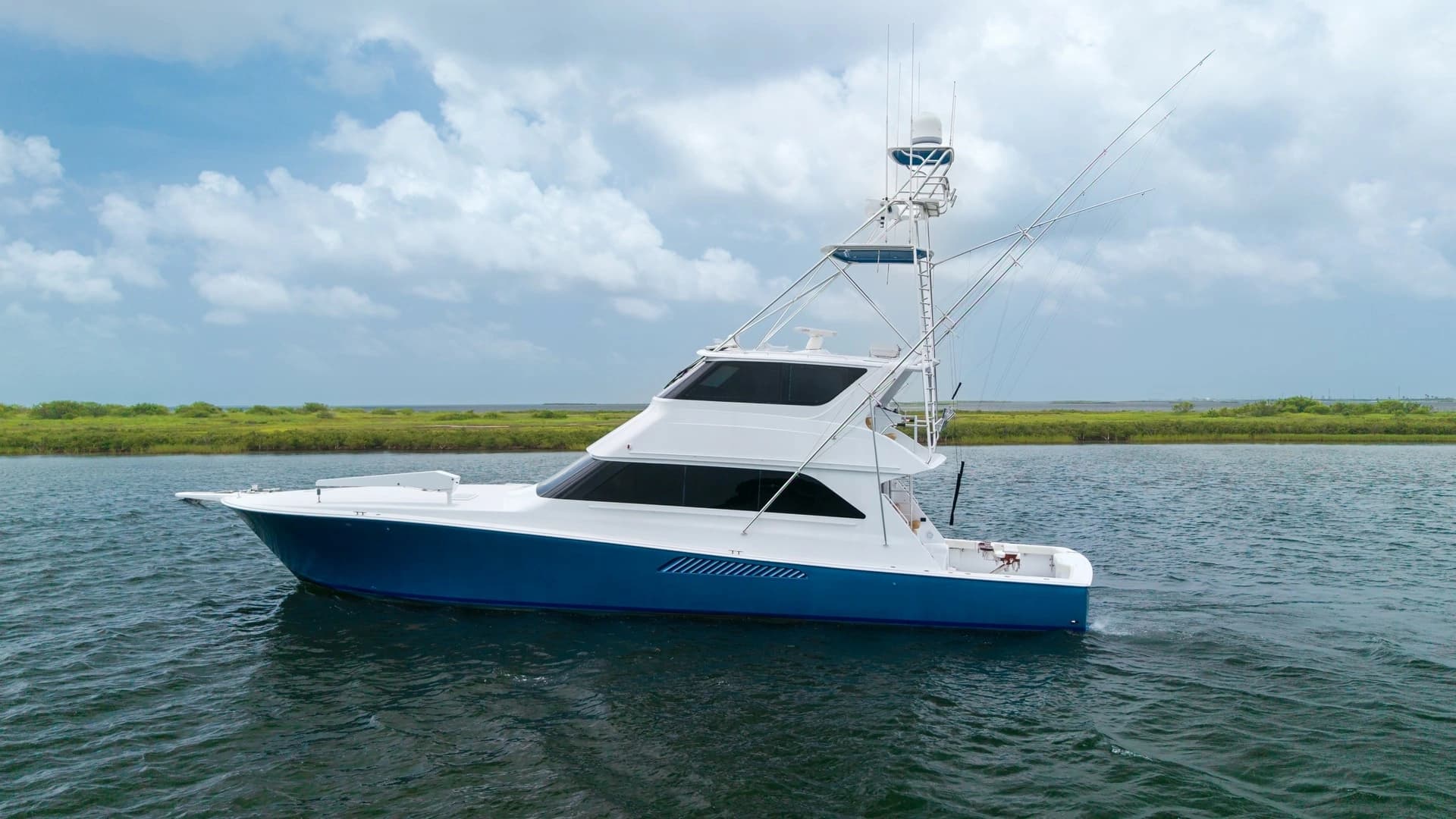 2001 Viking 65 Enclosed Bridge